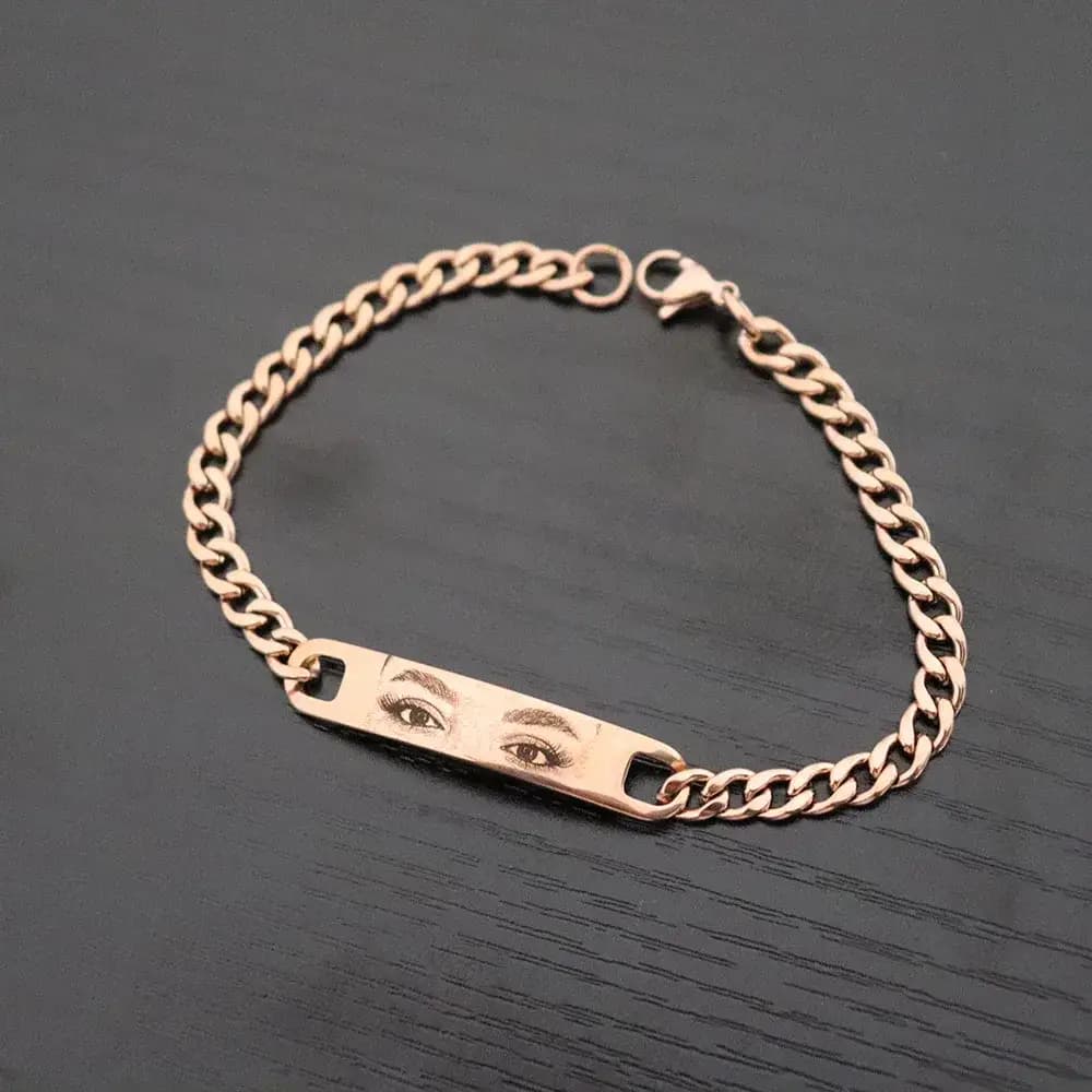 Engraved Eyes Bracelet